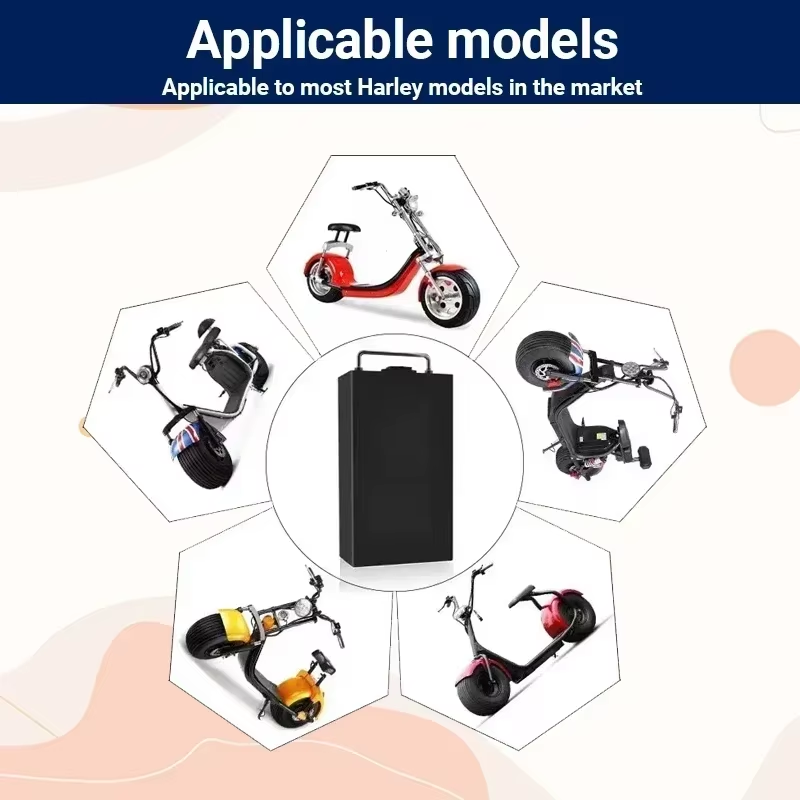 For Harley Electric Motorcycle - огляд і ціна 60V 30Ah Electric Scooter Battery