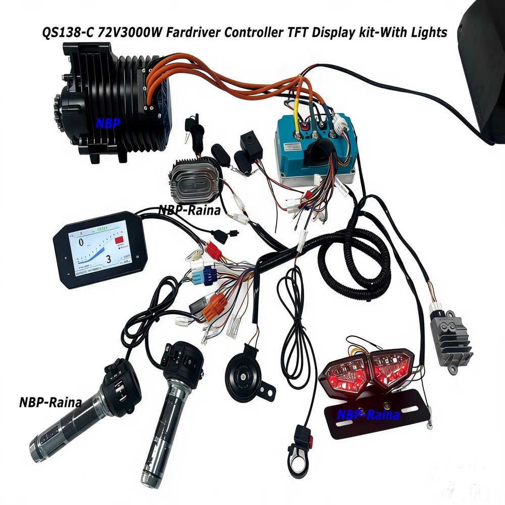 72V 3000W Mid Drive Motor Kit  - огляд і ціна Mid Drive Motor Kit 72V 3000W