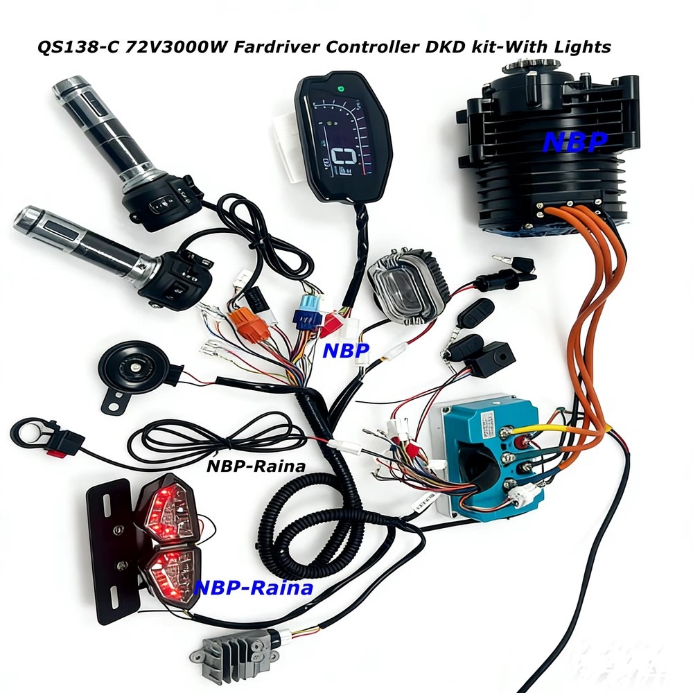 72V 3000W Mid Drive Motor Kit  - огляд і ціна Mid Drive Motor Kit 72V 3000W
