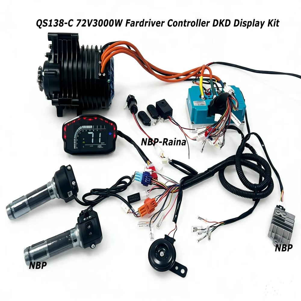72V 3000W Mid Drive Motor Kit  - огляд і ціна Mid Drive Motor Kit 72V 3000W